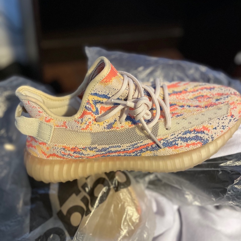 Brand new Yeezy multi color and tan size 8